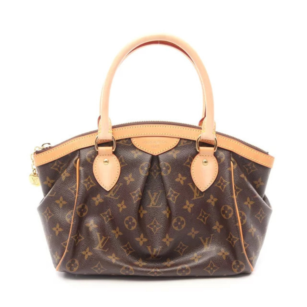 Louis Vuitton Tivoli Monogram Handbag Canvas Leather Brown
